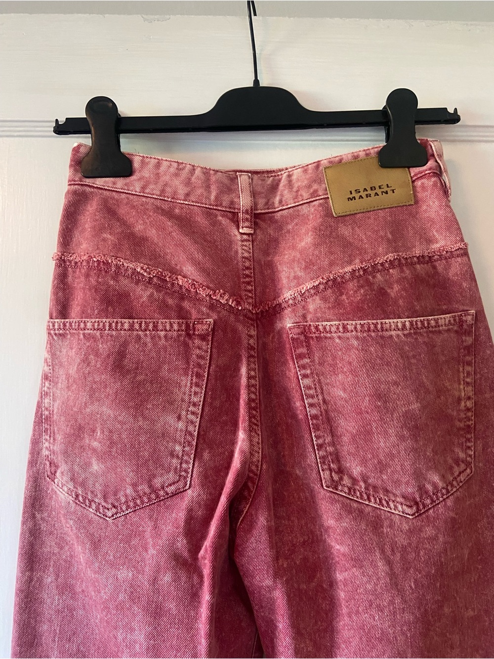 Isabel Marant Raspberry Straight Leg Jeans - Picture 5 of 8